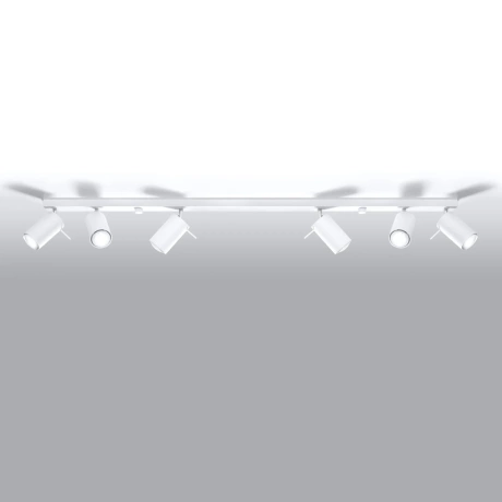 Ceiling lamp RING 6L white