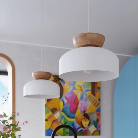 Pendant lamp MARION white