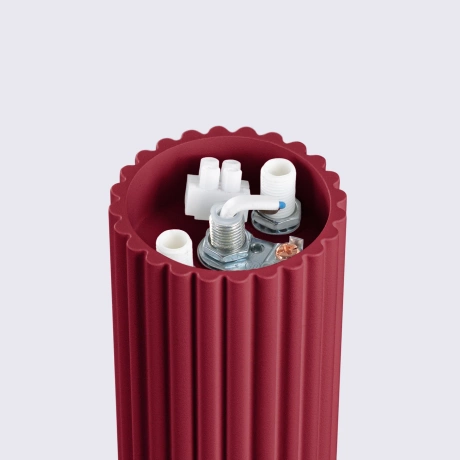 Ceiling lamp HALO burgundy IP44