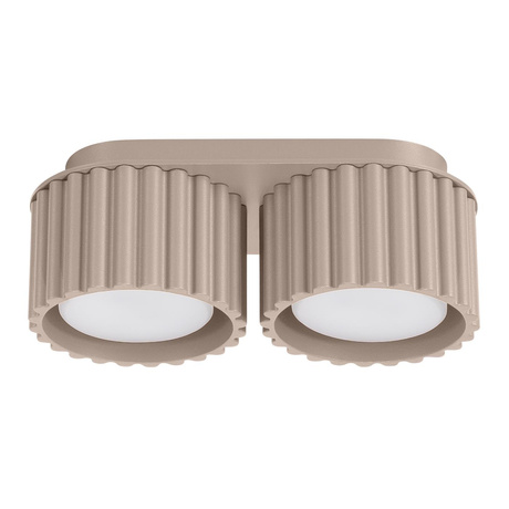 Ceiling lamp AURA 2 taupe Gx53