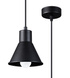 Ceiling pendant TALEJA 1 black [E27] + 1x LED Light Bulb E27 4000K Cool White 7.5W 650lm