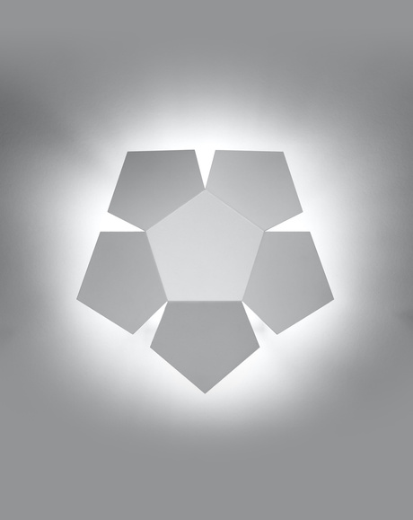 Wall lamp PENTA white + 2x LED Bulb G9 4000K Cool White 4.5W 530lm