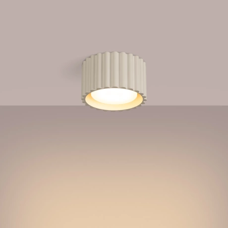 Ceiling lamp AURA 1 beige Gx53