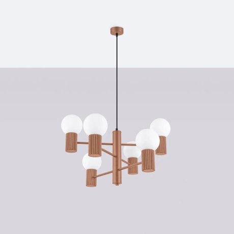 Chandelier HALO 6 mocha