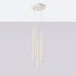 Pendant lamp PASTELO 5P beige