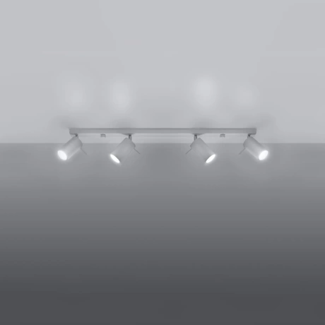 Ceiling lamp RING 4L white
