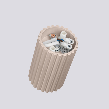 Ceiling lamp KARBON 10 taupe