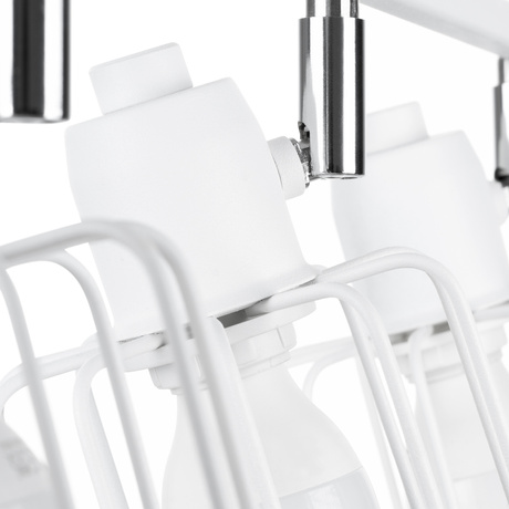 Ceiling lamp BELUCI 3 white + 3x LED Bulb E14 4000K Cool White 7.5W 680lm