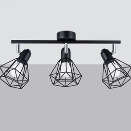 Ceiling lamp ARTEMIS 3 black