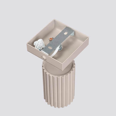 Wall lamp KARBON 20 taupe