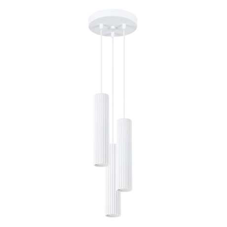Pendant lamp KARBON 3P white