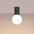 Ceiling lamp HALO olive green IP44