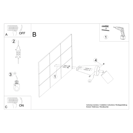 Wall lamp VERDO white