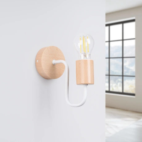 Wall lamp TIMBO white