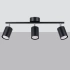 Ceiling lamp LEMMI 3 black