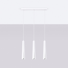 Pendant lamp PRYSM 3L white