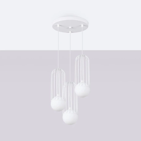 Pendant lamp BRINA 3P white