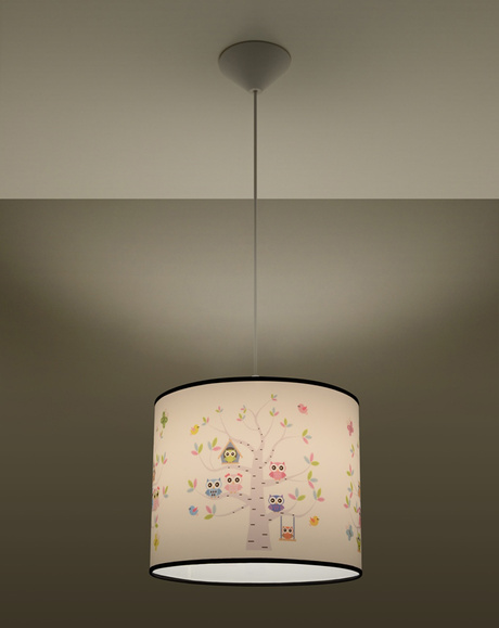 Pendant lamp OWLS 30 + 1x LED Bulb E27 4000K Cold 7.5W 650lm