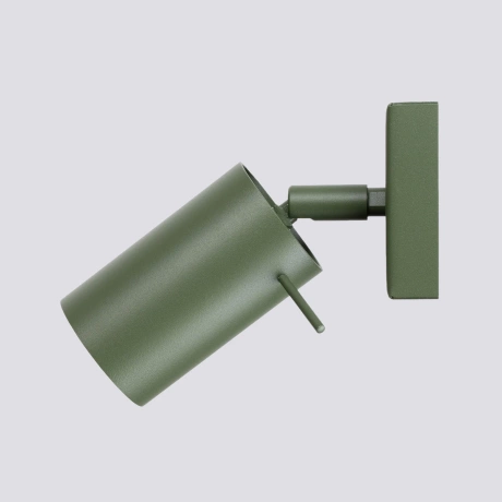 Wall lamp RING olive green