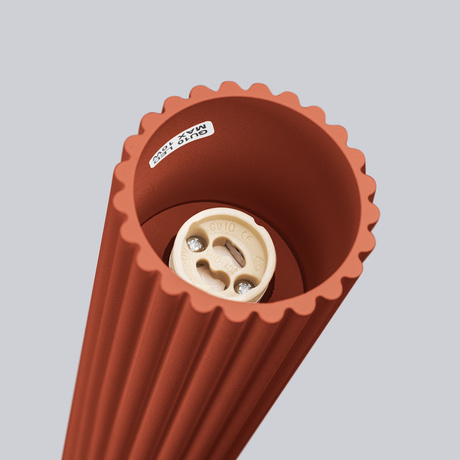 Ceiling lamp KARBON 10 red ochre