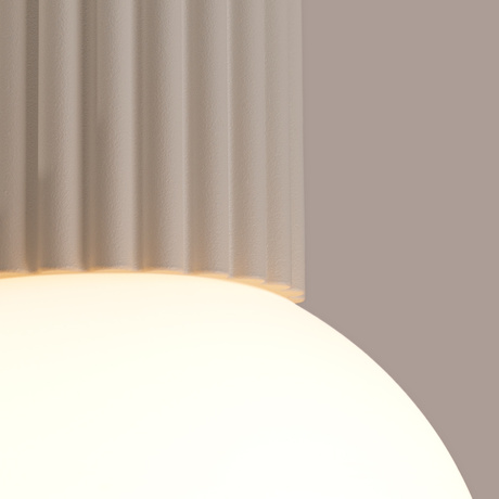 Ceiling lamp HALO beige IP44