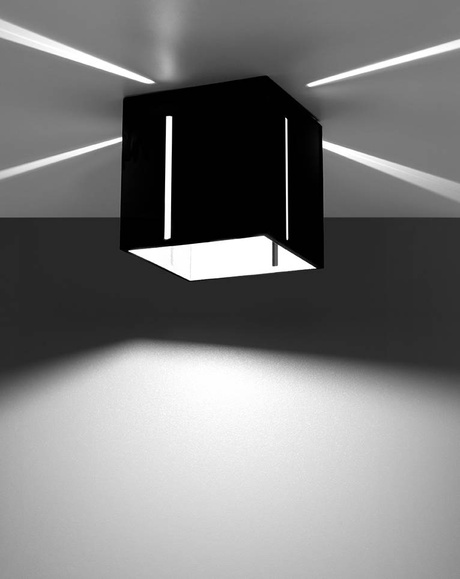 Ceiling lamp PIXAR black + 1x LED Bulb G9 4000K Cool White 4.5W 530lm