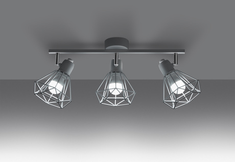 Ceiling lamp ARTEMIS 3 white + LED Bulb E14 4000K Cool White 7.5W 680lm