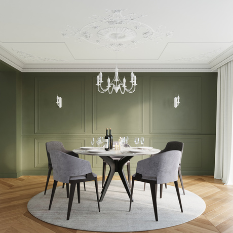 Chandelier MINERWA 3 white + 3x LED Bulb E14 3000K Warm 7.5W 620lm