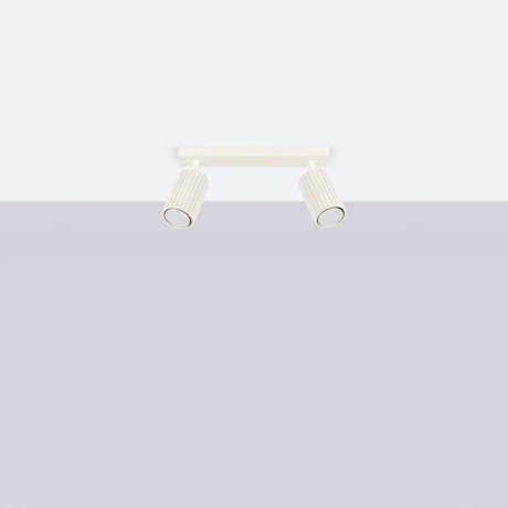 Ceiling lamp KARBON 2 beige