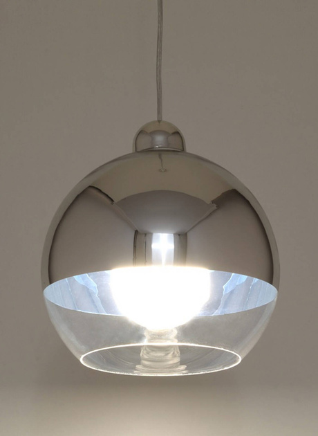 Hanging lamp COSMO 25 chrome + 1x LED Bulb E27 4000K Cool White 7.5W 650lm