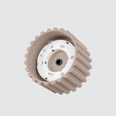 Ceiling lamp AURA 1 taupe Gx53