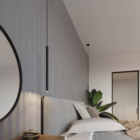 Pendant lamp PASTELO 3 black + 3x LED Bulb G9 4000K Cool White 4.5W 530lm