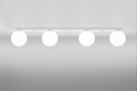 Ceiling lamp YOLI 4 white + 4x LED Bulb G9 4000K Cold White 4.5W 460lm