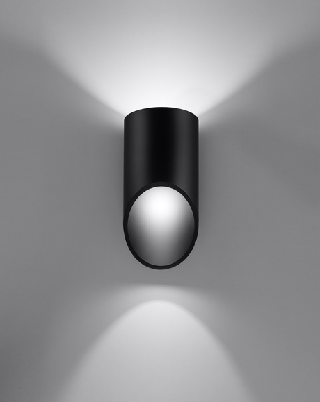 Wall lamp PENNE 20 in black + 1x LED Bulb G9 4000K Cool White 4.5W 530lm