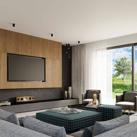 Ceiling lamp LAGOS 60 black + 1x LED bulb GU-10 4000K Cool White 7W 630lm