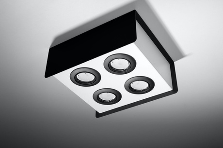 Plafond STEREO 4 white/black