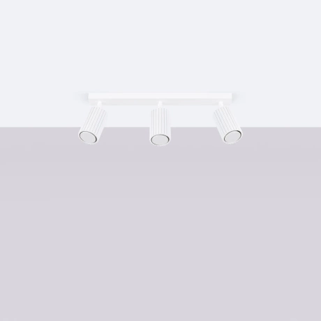 Ceiling lamp KARBON 3L white