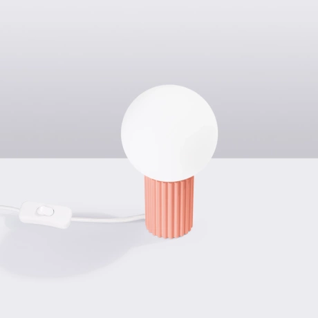 Table lamp HALO peach