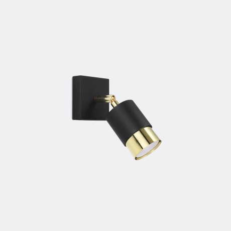 Wall lamp NERO black/golden