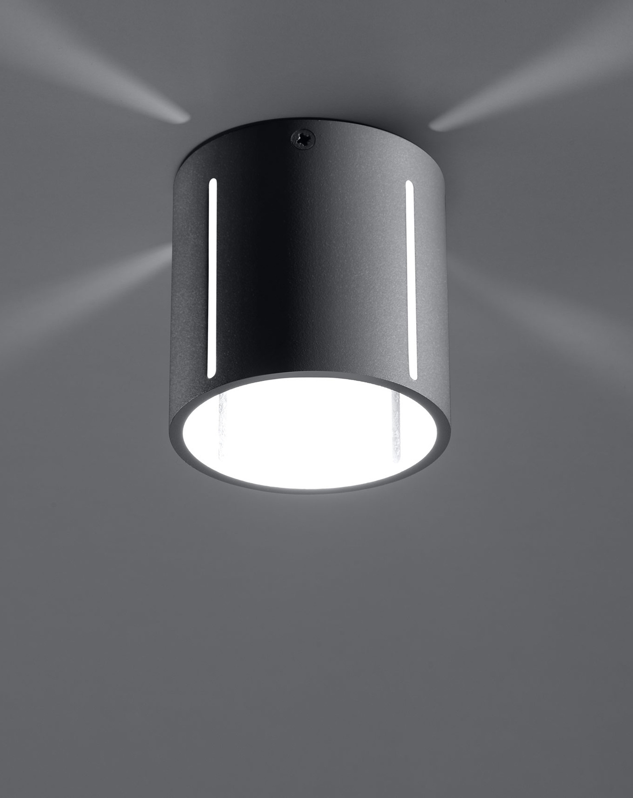 Ceiling lamp INEZ gray + 1x LED Bulb G9 4000K Cool White 4.5W 530lm