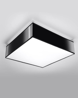 Ceiling light fixture HORUS 35 BLACK + 2x LED Bulb E27 3000K Warm 7.5W 620lm
