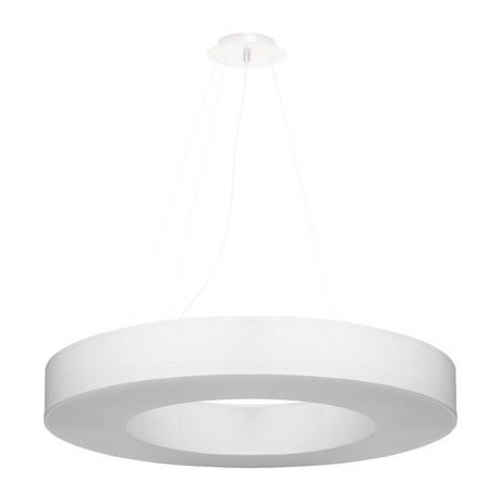 Chandelier SATURNO SLIM 70 white + 6x LED Bulb E27 4000K Cool 7.5W 650lm