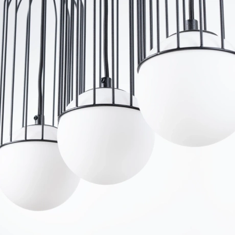 Pendant lamp BRINA 3L black