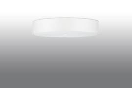 Ceiling lamp SKALA 70 white + 6x LED Bulb E27 3000K Warm 7.5W 620lm.