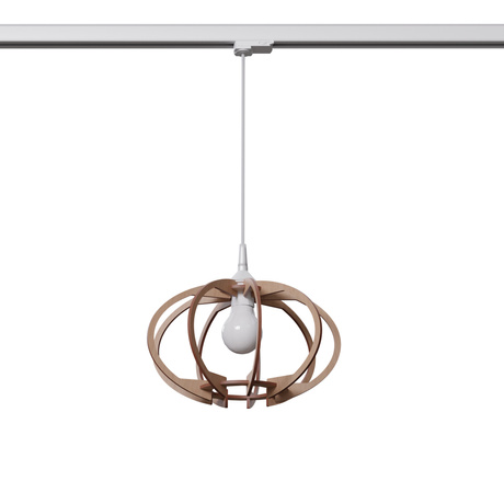 Pendant lamp MANDELINO natural wood E27 #W