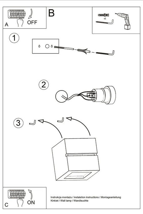 Wall lamp ceramic LEO LINE white + 1x LED bulb E27 3000K Warm 7.5W 620lm