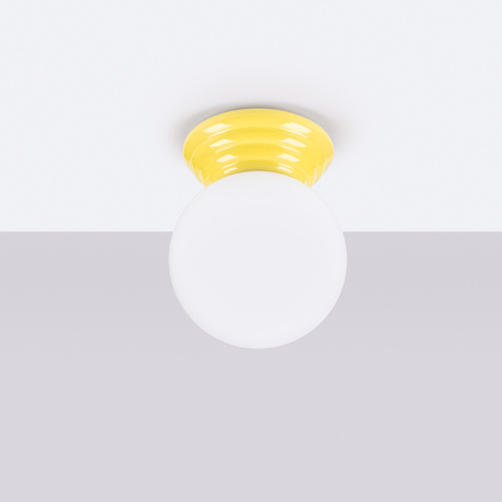 Ceiling lamp ZORI yellow IP44