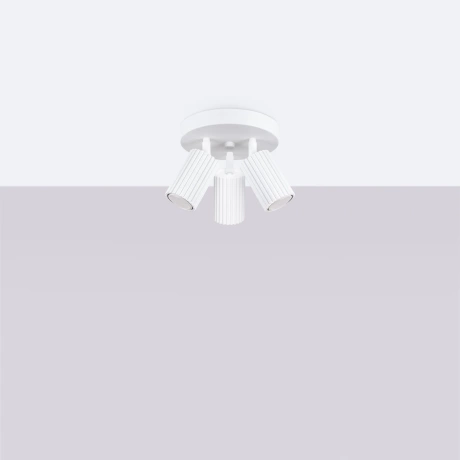 Ceiling lamp KARBON 3P white