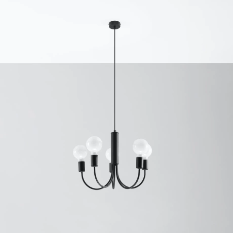 Chandelier PICCOLO 5 black