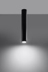Ceiling lamp LAGOS 40 black + 1x LED GU-10 Bulb 3000K Warm 7W 620lm